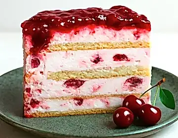 Йогуртовая с вишней